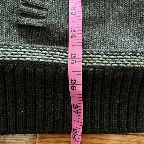 [M]Emanuel Ungaro Fleece Lined Cotton Knit Zip Up Heavy Sweater  Jacket - Picture 9 of 11